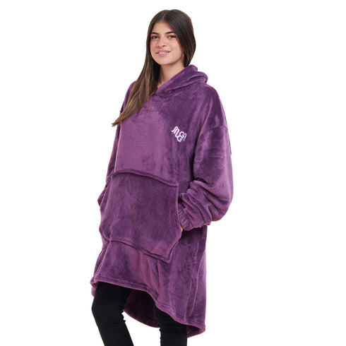 Snuggs Blanket Hoodie Dark purple